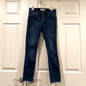 Free People skinny jeans, Sz 27